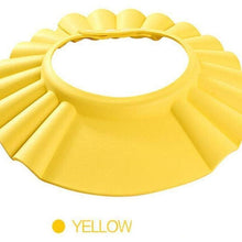 Load image into Gallery viewer, Brand New Baby Children Kids Safe Shampoo Bath Shower Cap Sheild Hat Wash Hair Shield elastic Cap For Kids In Modern Deign
