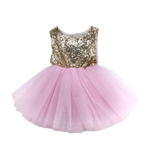 Load image into Gallery viewer, Fancy Wedding Dress Sleeveless Sequins Party Dress For Baby Girl Summer Dresses In Luxury New Elegant Design
