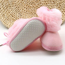 Load image into Gallery viewer, Unisex Winter Sweet Newborn Soft Baby Girls Princess Boots First Walkers Soft Infant Toddler Kids Girl Footwear Shoes
