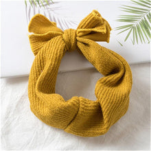 Load image into Gallery viewer, Modern Headbands Knitted Newborn Baby Bows Head Warm Headband Infant Toddler Hair Bow for Girls  Kids
