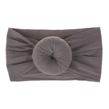 Load image into Gallery viewer, Newborn Infant Kids Girls Nylon Bow Hairband Headband Stretch Turban Knot For Bay Girls
