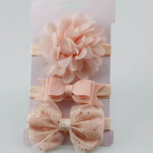 Load image into Gallery viewer, Luxury Modern Baby Headband Crown Flower Bows Hairband Baby Girl Headbands Newborn Hair Accessories Elastic Baby Hair Band
