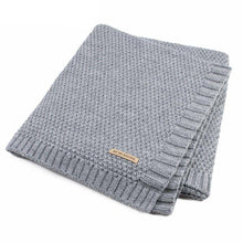 Load image into Gallery viewer, Baby Blanket Knitted Newborn Swaddle Wrap Blankets Super Soft Toddler Infant Bedding Quilt For Bed Sofa Basket Stroller
