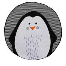 Load image into Gallery viewer, Play Mat Cartoon Animal Baby Mats Newborn Infant Crawling Cotton Round Floor Carpet Rugs Mat for Kids Room Nursery Decor
