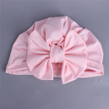 Load image into Gallery viewer, Newborn Baby Kids Boys Girls Soft Turban Cap Beanie Solid Bow Knot Wrap Cap For Baby
