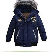 Load image into Gallery viewer, Shiny Toddler Baby Warm Hooded Coat Winter Outerwear Infant Clothes Cute Jacket Baby Clothes For Girls
