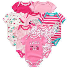 Load image into Gallery viewer, 8PCS Set Modern Baby Rompers Cotton Overalls Newborn Clothes Jumpsuit Sumemr Baby set for Boys and Girls Kids
