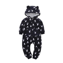 Load image into Gallery viewer, Modern Infant Baby Rompers Coral Fleece Animal Overall Baby Halloween Xmas Costume Clothes Baby jumpsuit Romper For Kids
