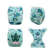 Load image into Gallery viewer, ModernLuxury Printed Baby Cloth Diaper Reusable Cloth Nappy Snap Adjustable Pocket Diaper Nappies For Baby Kids
