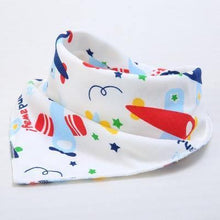 Load image into Gallery viewer, Baby Bibs Cute Cartoon Pattern bib  Burp Cloths Saliva Towel Cotton Infant Burp Cloths Bib For Kids
