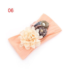 Load image into Gallery viewer, Baby Bow Hairband Elastic Headband Cute 3D Flower Stretch Turban Flower Head Wrap Princess Hair Accessories Bow For Baby
