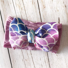 Load image into Gallery viewer, Infant Nylon Print Fabric Headband Baby Girl Headbands for Girls  Bows Baby Turban Headwrap Newborn Hairband For Girls
