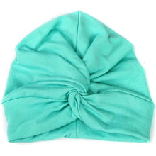 Load image into Gallery viewer, Baby Hat Cotton Soft Turban Knot Girl Summer Hat Bohemian style Kids Newborn Cap for Baby Girls
