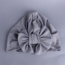 Load image into Gallery viewer, Newborn Baby Kids Boys Girls Soft Turban Cap Beanie Solid Bow Knot Wrap Cap For Baby
