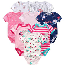 Load image into Gallery viewer, 8PCS Set Modern Baby Rompers Cotton Overalls Newborn Clothes Jumpsuit Sumemr Baby set for Boys and Girls Kids
