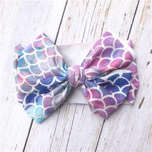 Load image into Gallery viewer, Infant Nylon Print Fabric Headband Baby Girl Headbands for Girls  Bows Baby Turban Headwrap Newborn Hairband For Girls

