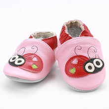 Load image into Gallery viewer, Newborn Soft Genuine Leather Anti Slip High Quality Baby Shoes First Walkers Baby Skid-Proof Shoes
