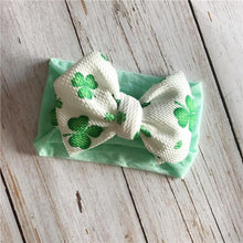 Load image into Gallery viewer, Infant Nylon Print Fabric Headband Baby Girl Headbands for Girls  Bows Baby Turban Headwrap Newborn Hairband For Girls
