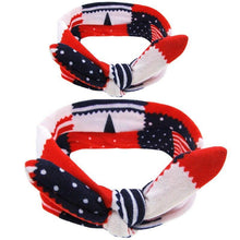 Load image into Gallery viewer, Mother &amp; Baby Headbands Print Floral Elastic Hair Bands Parent-Child Hair Accessories Bow For Baby Girls Bow in Modern Design
