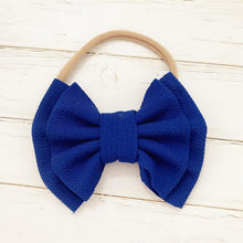 Load image into Gallery viewer, Modern Fashion Floral Headband Newborn Baby Elastic Hairbands Pearl Fresh Style Bow Knot For Girls
