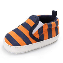 Load image into Gallery viewer, Toddler Infant Baby Shoes Newborn Boys Girls Soft Casual Shoes Striped Shoes 0-18M
