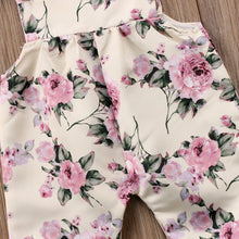Load image into Gallery viewer, Newborn Toddler Baby Girls Flower Strap Ruffles Romper Jumpsuit Outfit For Girls In Modern New Design
