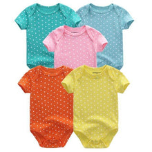Load image into Gallery viewer, 5 PC Baby Summer High Quality Striped Rompers Jumpsuit For Boy &amp; Girls Comfortable Clothes
