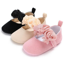 Load image into Gallery viewer, Infant Newborn Soft Sweet Baby Shoe Kids Wedding Party Dress Footwear Children Princess First Walker Baby Girl Shoes
