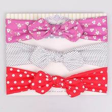 Load image into Gallery viewer, Modern  Handamde Luxury Set Baby Girl Headband Bow For Newborn Babies Hair Band Elastic Accessories Cotton Headwear For Girls
