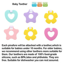 Load image into Gallery viewer, 100% Organic Cotton Super Absorbent And Soft Unisex Baby Bandana Drool Bibs And Teething Toys For Newborn
