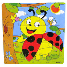 Load image into Gallery viewer, 1 Pcs Animal Wooden Puzzles For Children In Wooden 3D Mosaic Puzzles Kids Educational Toys Design  For Baby Birthday Gifts
