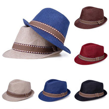 Load image into Gallery viewer, Modern Baby Hat Children Jazz Straw Cap for Baby Boys/Girls Cap Baby Hat For Kids Sun Cap  For Kids In Elegant Design
