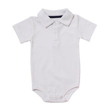 Load image into Gallery viewer, Summer Baby Boy/Girl Turn-down Collar Rompers Infant Newborn Cotton Clothes Jumpsuit

