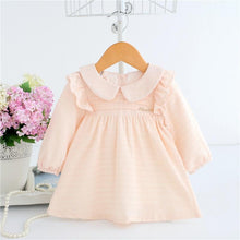 Load image into Gallery viewer, Modern Handmade Collar Kids Baby Girls Dress Newborn Infant Baby Girls Party Dresses For Wedding and Party
