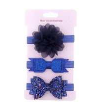 Load image into Gallery viewer, Luxury Modern Baby Headband Crown Flower Bows Hairband Baby Girl Headbands Newborn Hair Accessories Elastic Baby Hair Band
