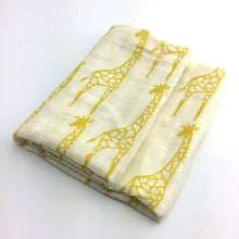 Load image into Gallery viewer, Baby Blankets Newborn Soft Organic Cotton Baby Blanket Muslin Swaddle Wrap Feeding Burp Cloth
