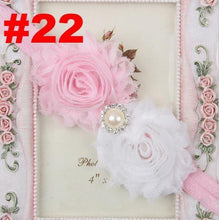 Load image into Gallery viewer, Handmade Flower Newborn Headwear Head Wrap Band Hairband Gift Toddlers For Baby Girls
