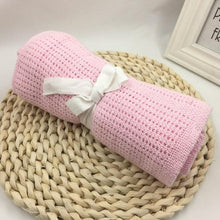 Load image into Gallery viewer, Baby Blanket Cotton Super Soft Blankets Newborn Swaddle Infant Wrap Bath Towel Girl Boy Stroller
