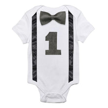Load image into Gallery viewer, Baby Clothing Bow Body Rompers Clothing Newborn Baby Clothes Jumpsuit for Baby Boys and Girls  For Birthday Party

