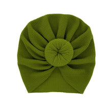 Load image into Gallery viewer, Baby Accessories Newborn Toddler Kids Baby Boy Girl Solid Knot Hats Turban Cotton Beanie Candy Color Hat For Kids
