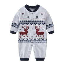 Load image into Gallery viewer, Modern Printed Jumpsuits Gentleman Autumn Long Sleeves Rompers Cotton Baby Clothes for Boys and Girls Outfits Style
