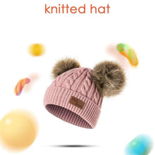 Load image into Gallery viewer, Luxury Baby Hat Pompon Hat Knitted Cute Cap For Girls &amp; Boys Casual Solid Color Girls Baby Style In Great New Modern Trend Design
