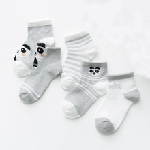 Load image into Gallery viewer, 5 Pairs Infant Mesh Thin Cotton Socks For Newborn Baby Girls And Boy  Clothes Accessories
