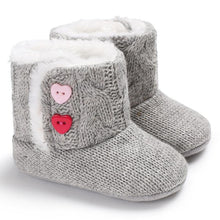 Load image into Gallery viewer, Trend NEW Modern Fashion Anti Slip Modern Soft Sole Knitted Elegant Baby Boots Perfect For Baby Girls For Autmn and Winter Season
