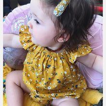 Load image into Gallery viewer, Newborn Infant Baby Girl Clothes Sleeveless Floral Bodysuit Headband 2PCS Jumpsuit Playsuit Outfit Dress For Girls
