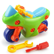 Load image into Gallery viewer, Early Learning Education Screw Nut Group Installed Plastic 3d Puzzle Disassembly Motorcycle Kids Toys for Children Jigsaw
