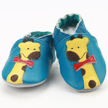 Load image into Gallery viewer, Newborn Soft Genuine Leather Anti Slip High Quality Baby Shoes First Walkers Baby Skid-Proof Shoes
