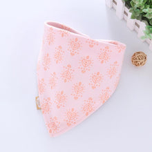 Load image into Gallery viewer, Cotton Cartoon Bandana Feeding Saliva Towel Waterproof Bibs For Baby Burp Accessory Adjustable Button Durable Baby Towels

