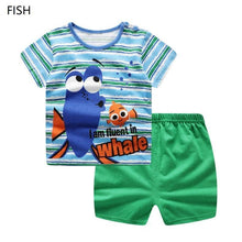 Load image into Gallery viewer, Modern Baby Short Sleeve Clothing Set For Boys And Girls Cotton Underwear SuitSummer Pajamas for Kids
