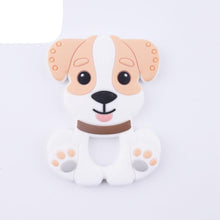 Load image into Gallery viewer, BPA Free Food Grade Silicone Teethers Cartoon Animals Shape Pacifier Clips, Accessories Baby Teething 1pc
